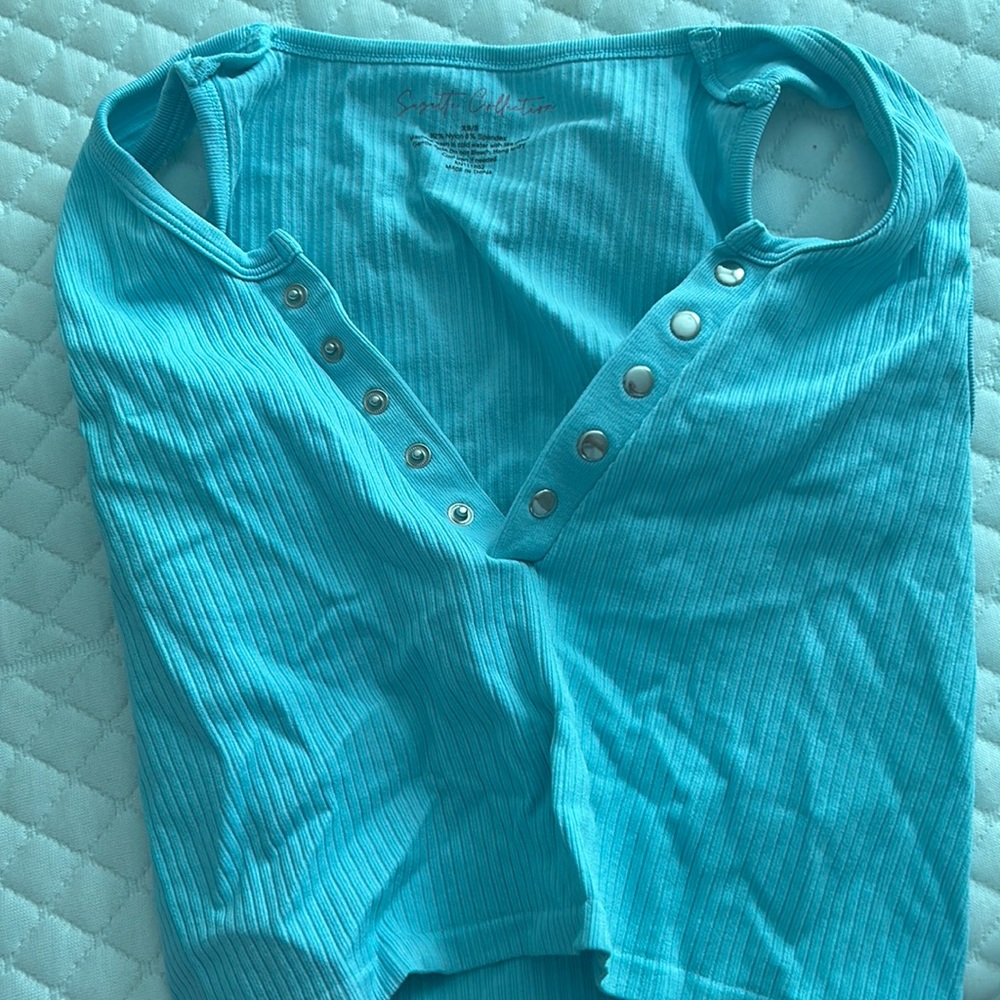 blue tank!! By Suzette collection .